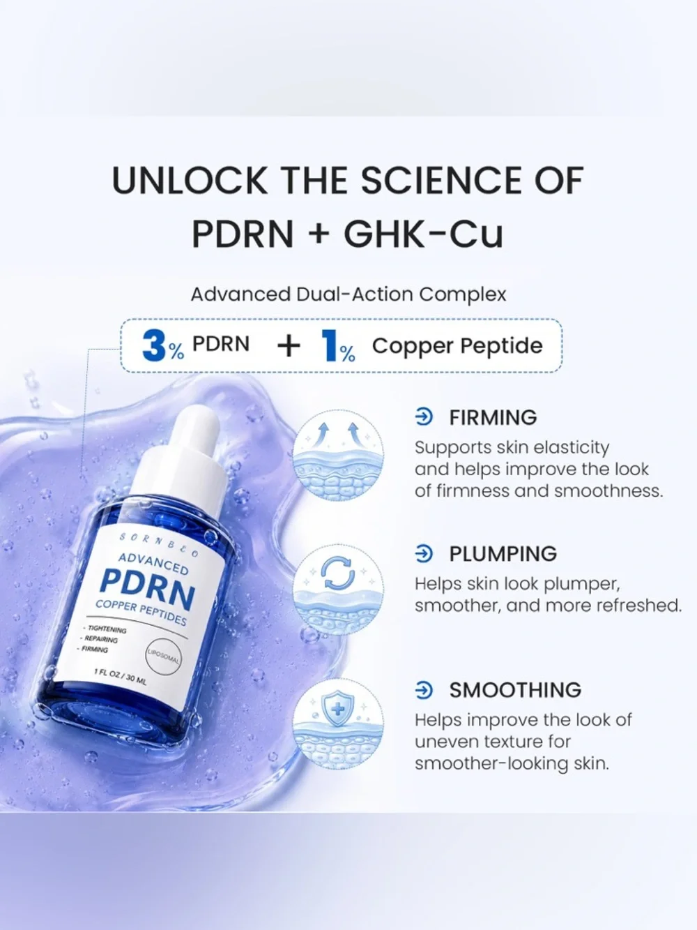 Advanced PDRN Copper Peptides Serum